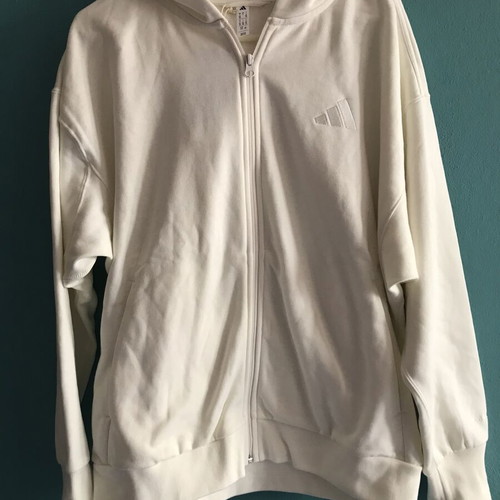 Adidas Sportswear All SZN women's hoodie jacket off white, new
