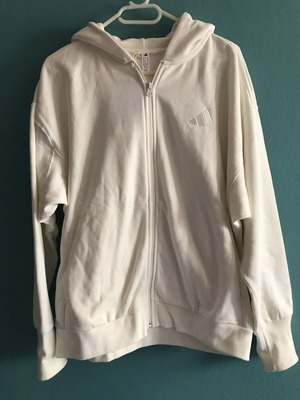 Adidas Sportswear All SZN women's hoodie jacket off white, new