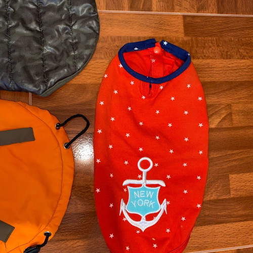 Anorak clothes pack for Yorkie or Chihuahua dogs like new, 3 pieces