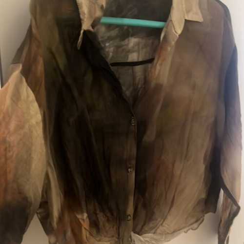 Devotion Twins shirt brown thin fabric like new