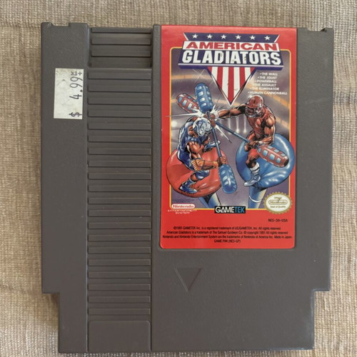 American Gladiators Nintendo NES game, American exclusive