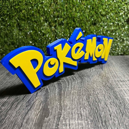 Pokemon διακοσμητικό logo 3d print καινούργιο