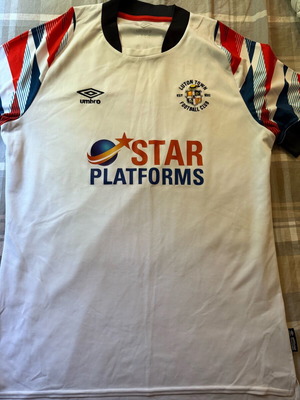 Authentic Luton Town FC kit season 2022-2023 size L