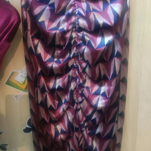 Velveteen set turtleneck and gathered skirt like new