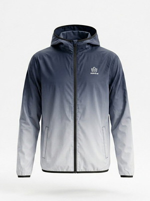 Admiral men's windbreaker jacket new medium white blue
