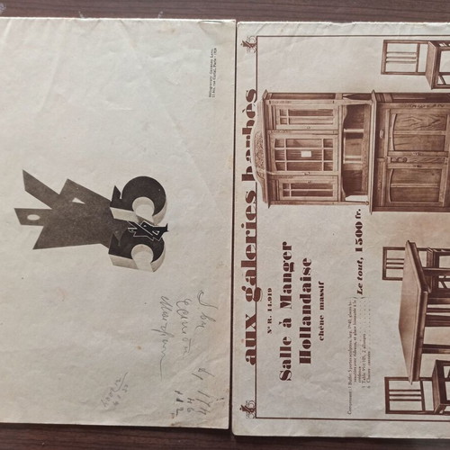 Collectible Karl Zeiss Jena and Galeries Barbés brochures like new, set of 3