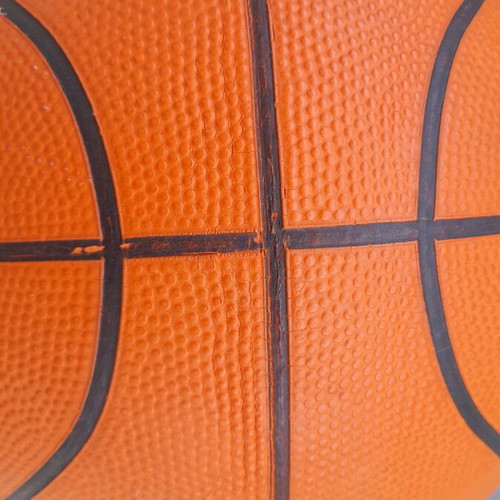 Spalding Magic Johnson Basketball ball used, 90's commemorative edition