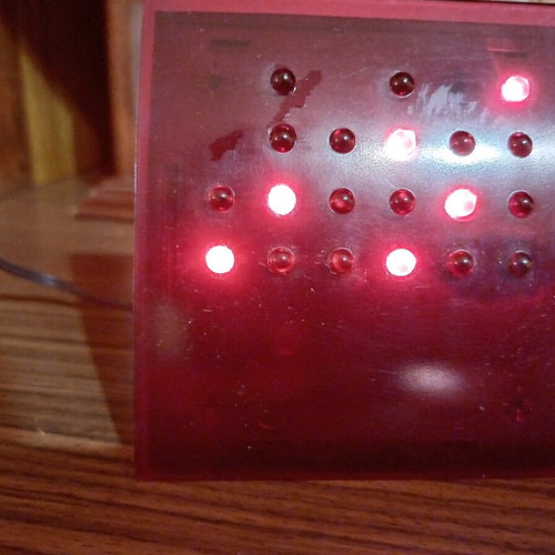Anelace Powers binary digital desk clock used