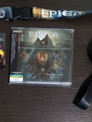 Epica The Quantum Enigma Ιαπωνική έκδοση CD σαν καινούργιο με VIP lanyard