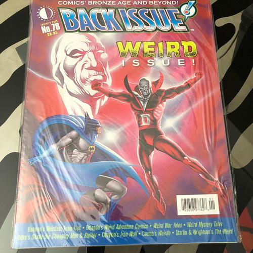 Back Issue Magazine 78 new, Batman Deadman Shade Iron Wolf