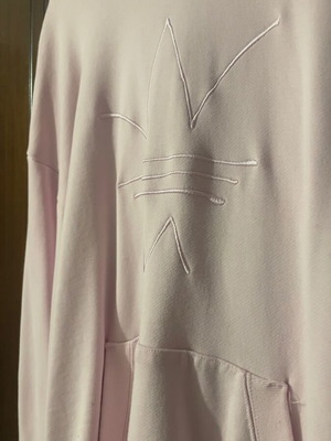 Adidas hoodie pink unisex like new