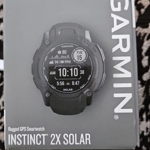 Garmin Instinct 2x Solar smartwatch new, Greek official