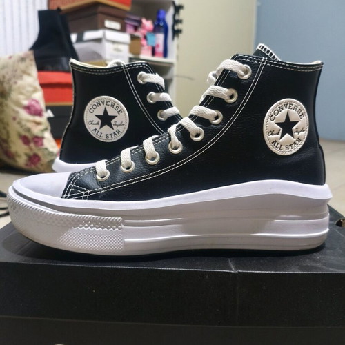 Chuck Taylor Converse All Star Move Hi Flatforms 41 new black