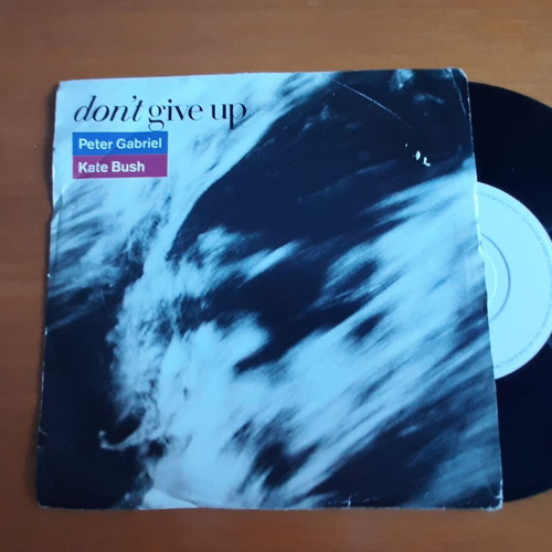 Peter Gabriel & Kate Bush Don't Give Up 7" single used, authentic UK edition