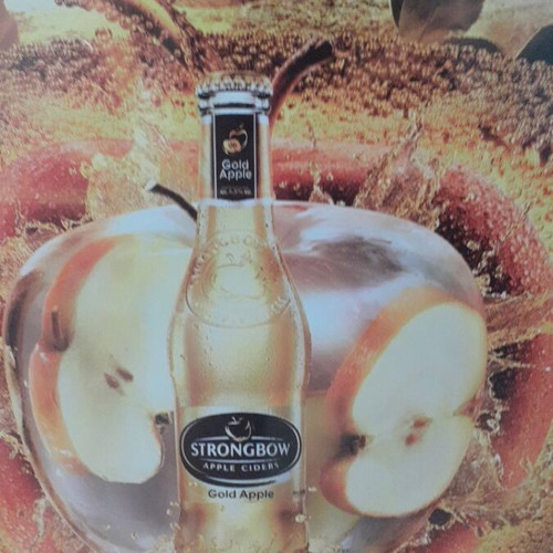 Strongbow Metal Advertising Sign New 30x40 cm