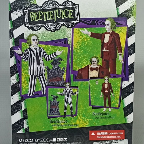 Beetlejuice 5 Points 3.75" action figure new, striped suit