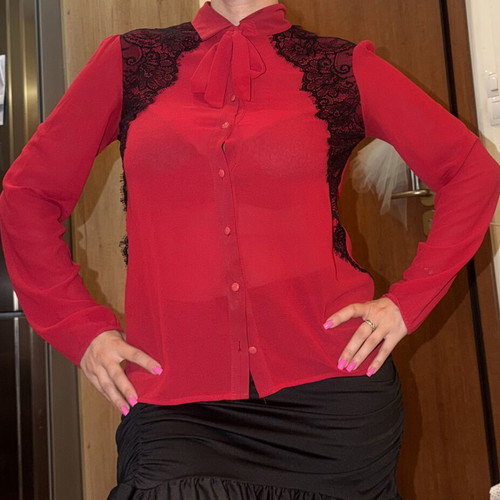 Red blouse size S