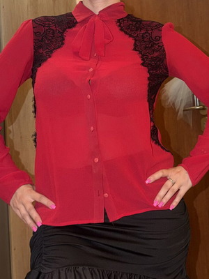 Red blouse size S