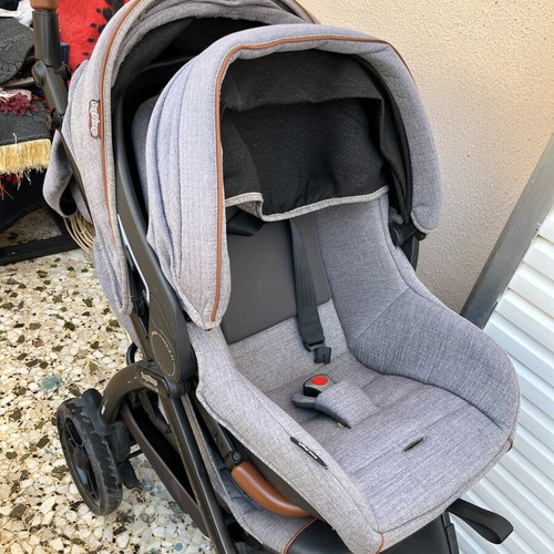 Peg Perego Veloce stroller, grey/leather