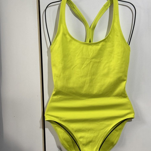 H&M Move Neon Yellow One-Piece Swimsuit like new