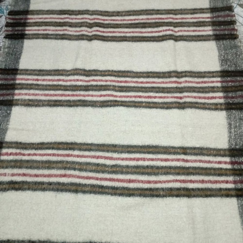 Wool rugs handmade loom embroidery new, set of 2 pieces