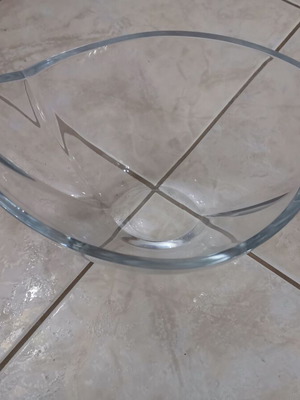 Κρυστάλλινο βάζο Βοημίας σαν καινούργιο, 20x29 εκ.