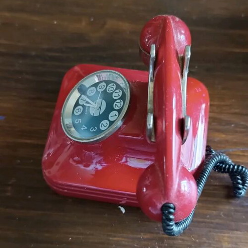 Miniature clock used, 6 cm, battery required