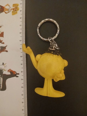 Marinopoulos Pi-Mi Keychain used, 1990s promotional