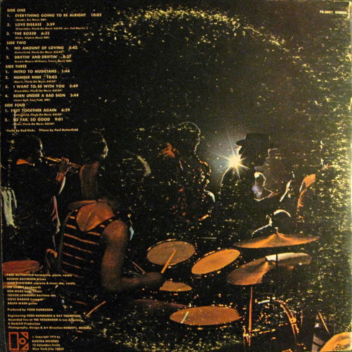 Paul Butterfield Blues Band Live double LP like new, blues