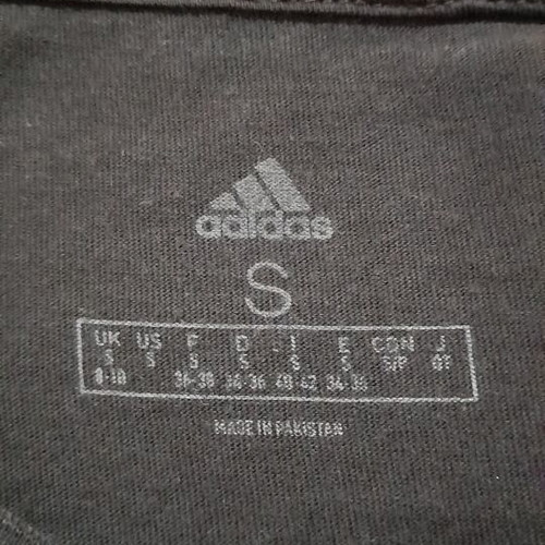 Adidas γυναικείο t-shirt μαύρο με λευκές ρίγες μέγεθος S σαν καινούργιο
