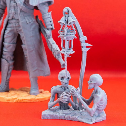 Bloodborne 3D printed figure unpainted made to order