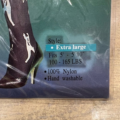 Tights with ghost pattern extra large new