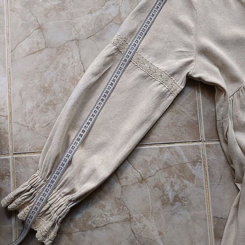 Summer dress new, relaxed fit, size L, beige