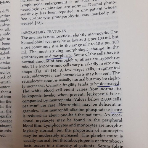 Hematology used academic book 1977, 1755 pages