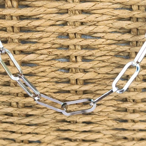 Steel Necklace New, Gold and Silver Color