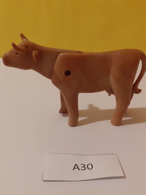 Playmobil cow A30 used with loose neck