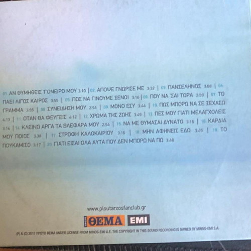 Giannis Ploutarchos Paei Ligos Kairos CD like new, laiko