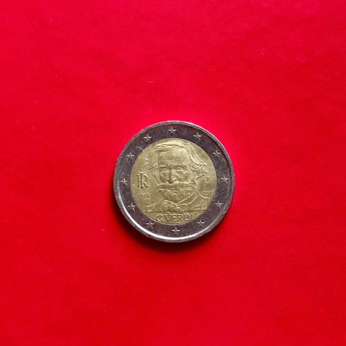 2 Euro Coin Italy Commemorative G Verdi 1813 2013 Collectible