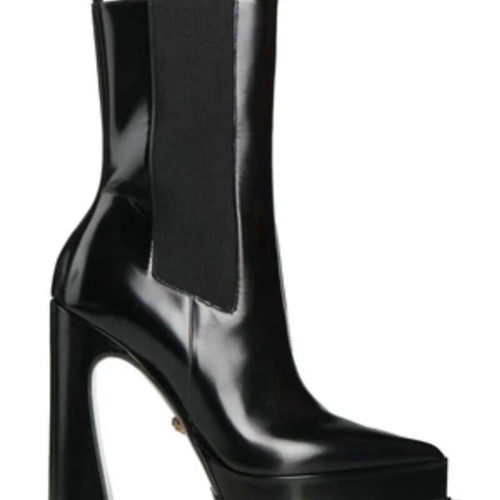 Versace platform boots like new, size 38, black