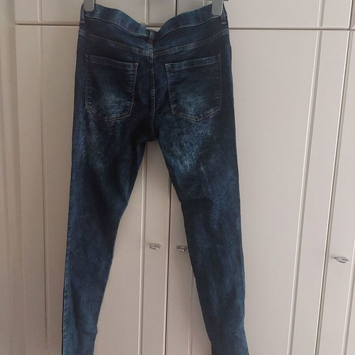 Elastic jean leggings Pull & Bear size 40 like new, blue