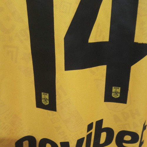 Match Worn Jacub Brabec Aris Thessaloniki football jersey