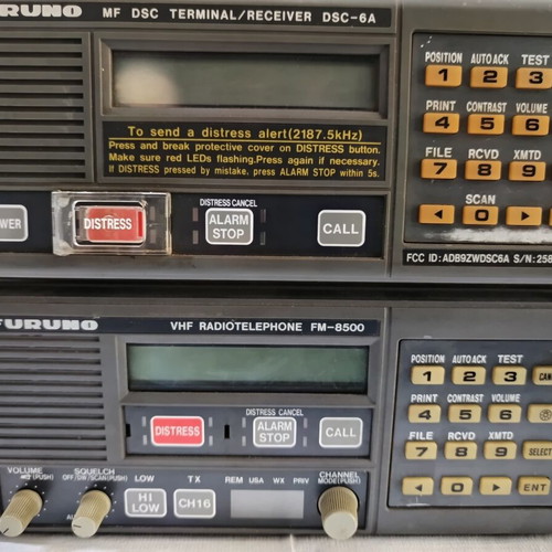 FURUNO FM 8500-DSC 6A VHF Radiotelephone used for repair or parts
