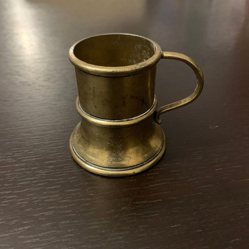 Miniature brass utensils used, collection of 4 pieces