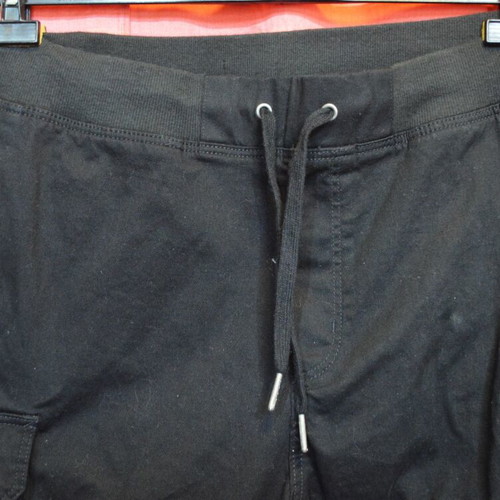 H&M men's pants black size L new Regular Fit Cargo