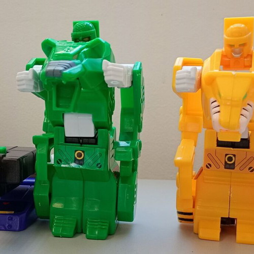 Robo Tiger & Robo Bear Robobeast Combo Set 1997 like new