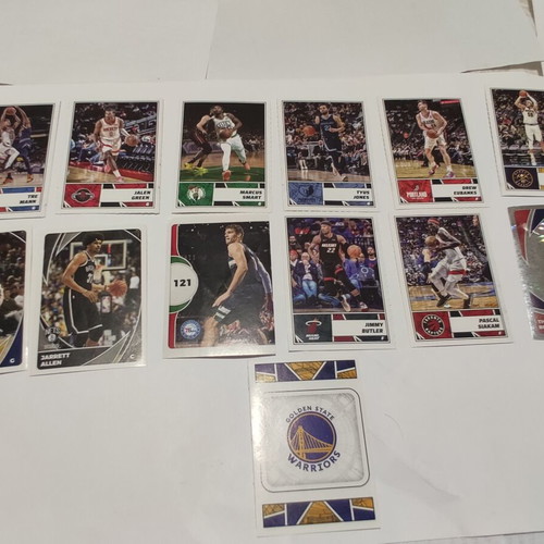 NBA Panini Sticker Collection lot of 13 (2020-21 & 2022-23)