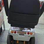 Electric wheelchair with battery