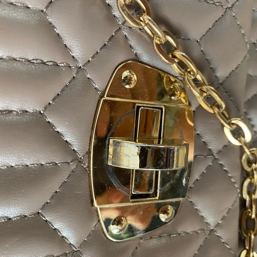 Leather shoulder bag beige like new
