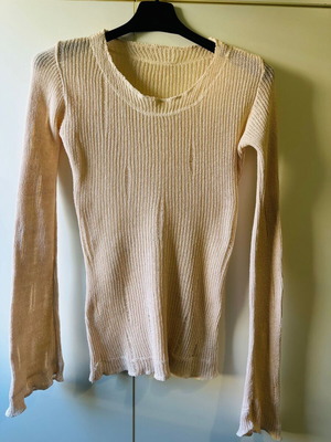 Diesel Archive Baby Pink Open-Knit Top like new