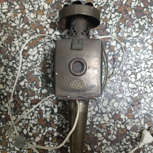 Vintage wall lantern made of brass used, made in India